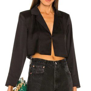 Revolve L'Academie The Leona Crop Blouse
